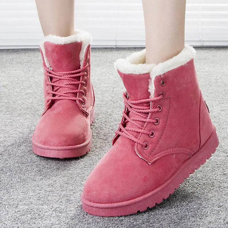 Bottes D'Hiver Pour Femmes Chaudes Et Confortables Amawinc Style Chic Pour Tous Les Jours