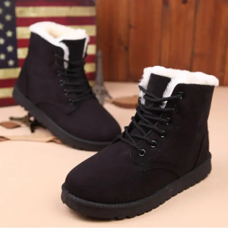 Bottes D'Hiver Pour Femmes Chaudes Et Confortables Amawinc Style Chic Pour Tous Les Jours