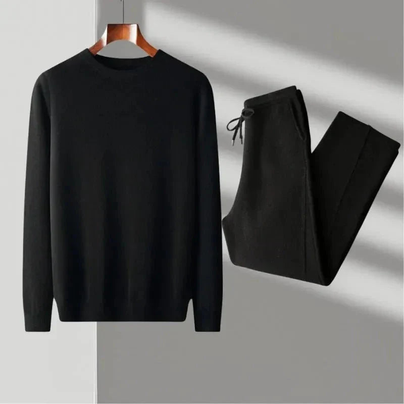 Ensemble Mérinos Westmere Pull Tricot Et Pantalon Jogger En Laine Mérinos Confortable Léger Pour Maison Et Voyage