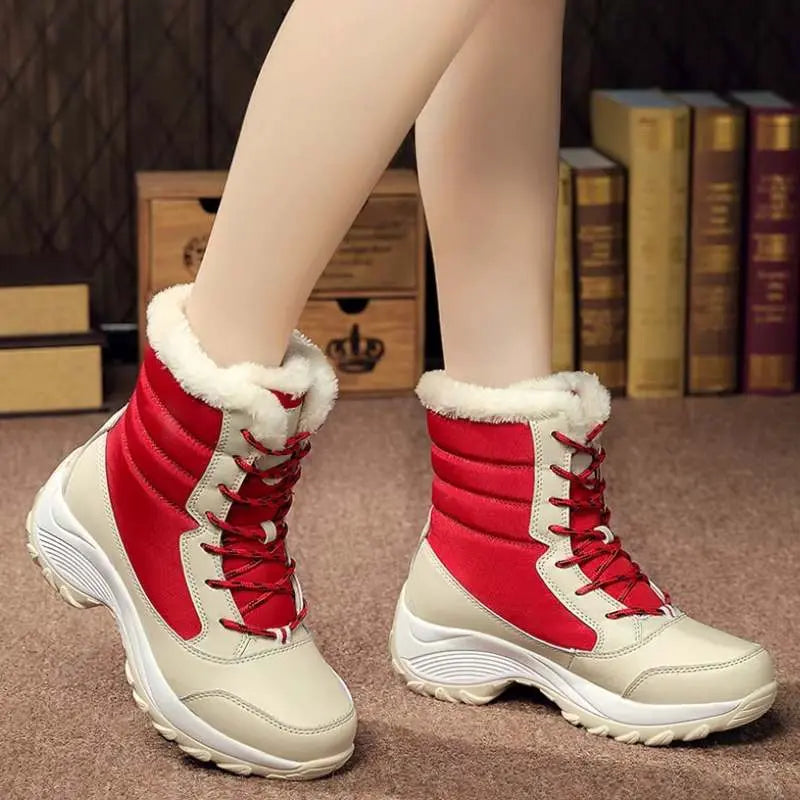 Bottes D Hiver Pour Femmes Imperméables Chaudes Et À La Mode Pour Vie Urbaine Quotidienne