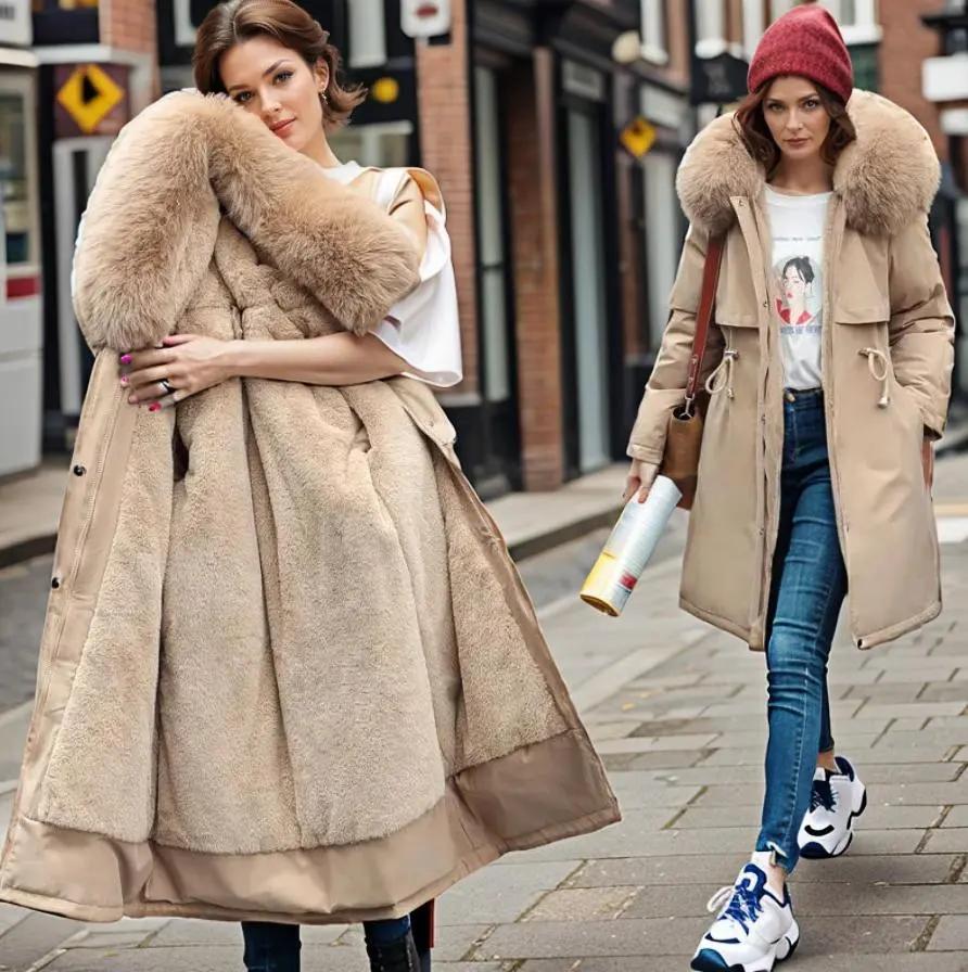 Parka Imperméable Pour Femmes Avec Capuche Oversize Chic Et Chaude Idéale Pour Temps Froid