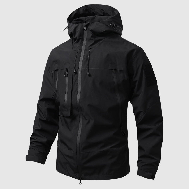 Veste Homme Imperméable Pour Randonnée Avec Capuche Amovible Tissu Séchage Rapide Polyvalente Pour Toutes Saisons