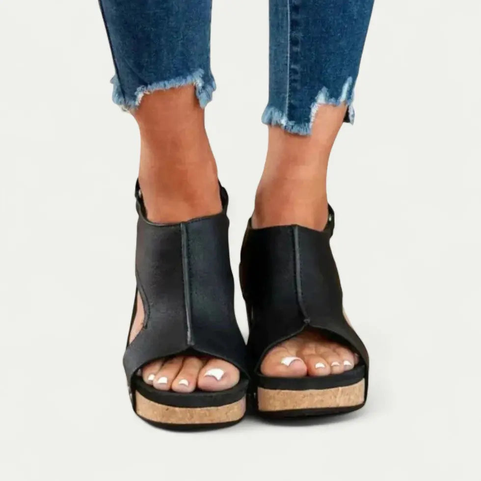 Sandales À Plateforme Pour Femme Avec Semelle Légère Et Soutien Confortable Pour Été