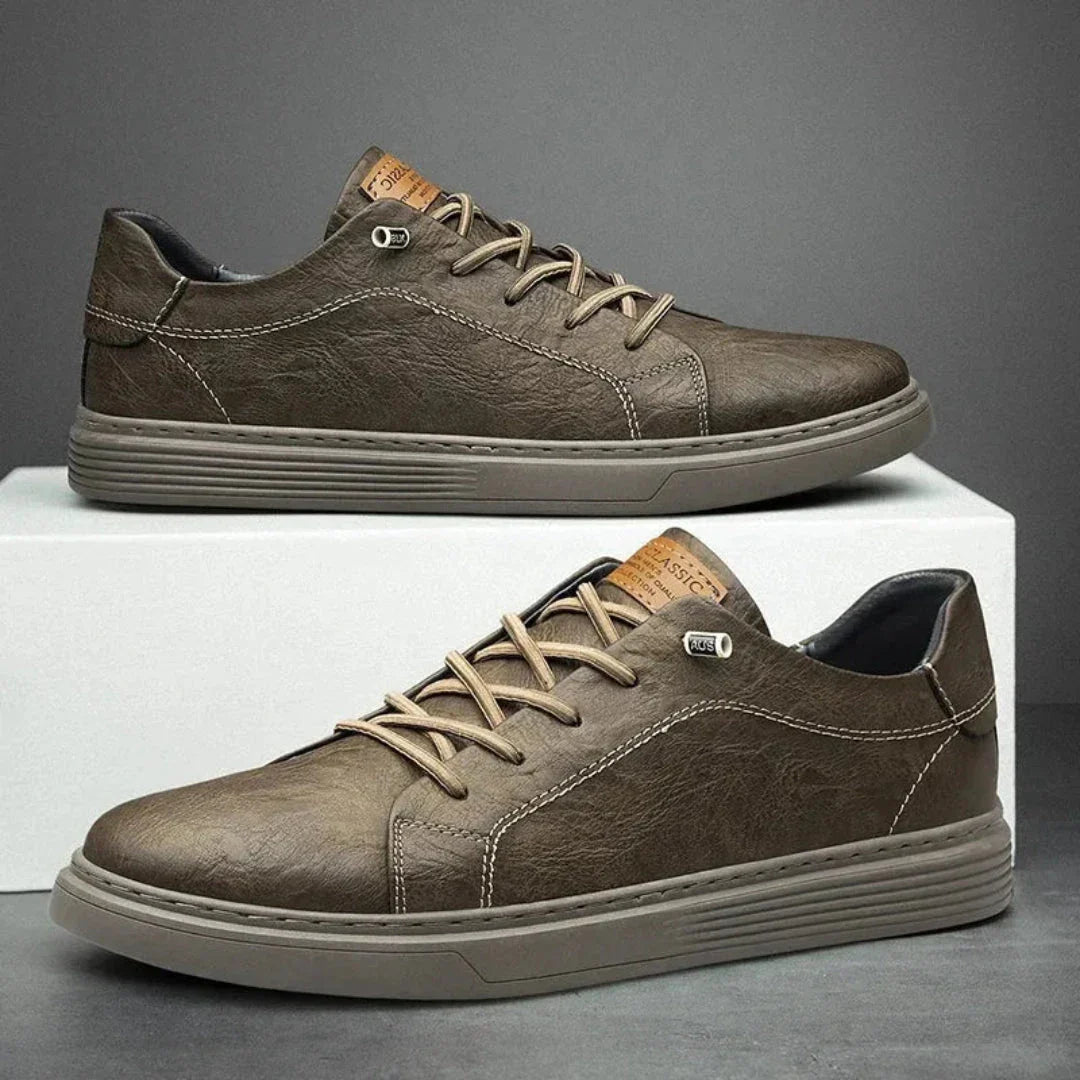 Baskets En Cuir Pour Homme Amawinc Weston Avec Dessus PU Semelle Intermédiaire Rembourrée Semelle Antidérapante