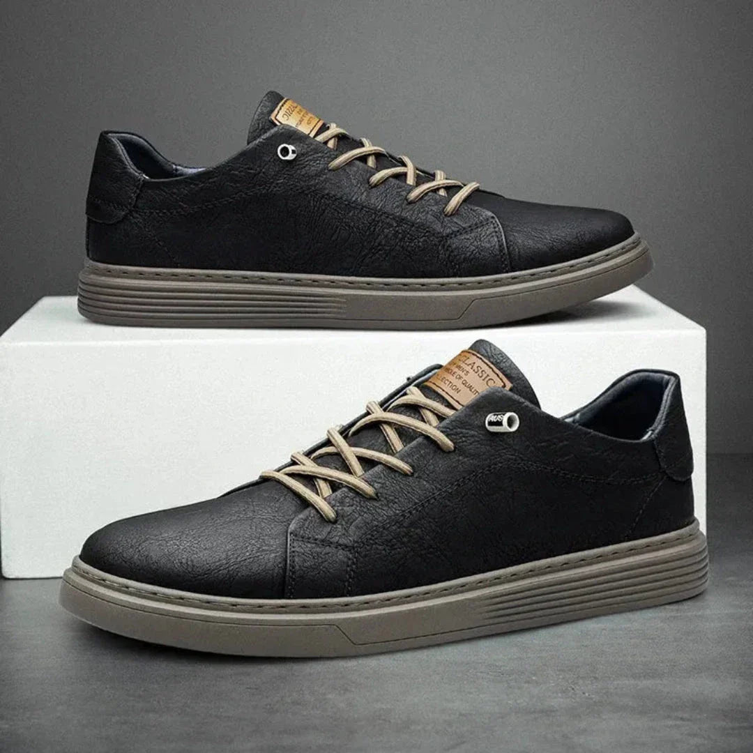 Baskets En Cuir Pour Homme Amawinc Weston Avec Dessus PU Semelle Intermédiaire Rembourrée Semelle Antidérapante