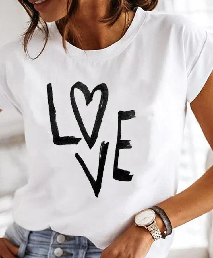 Della T-Shirt mit kurzen Ärmeln