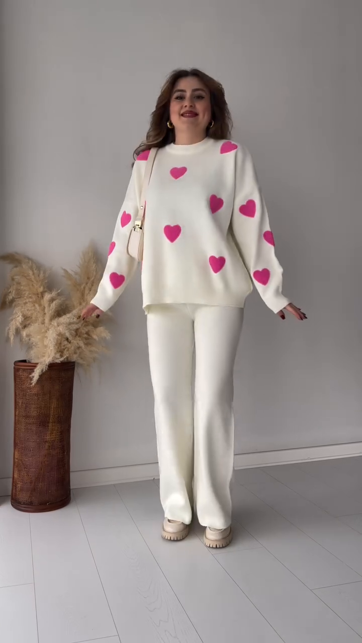 ALINA - Zweiteiliges Set mit Herzdesign