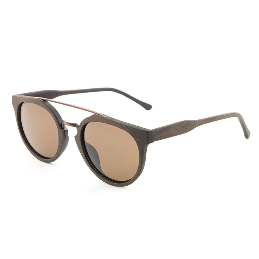 Lunettes De Soleil Willow Polarisées Pour Femmes Monture Bois Légère Et Lentilles Polarisées Haute Clarté