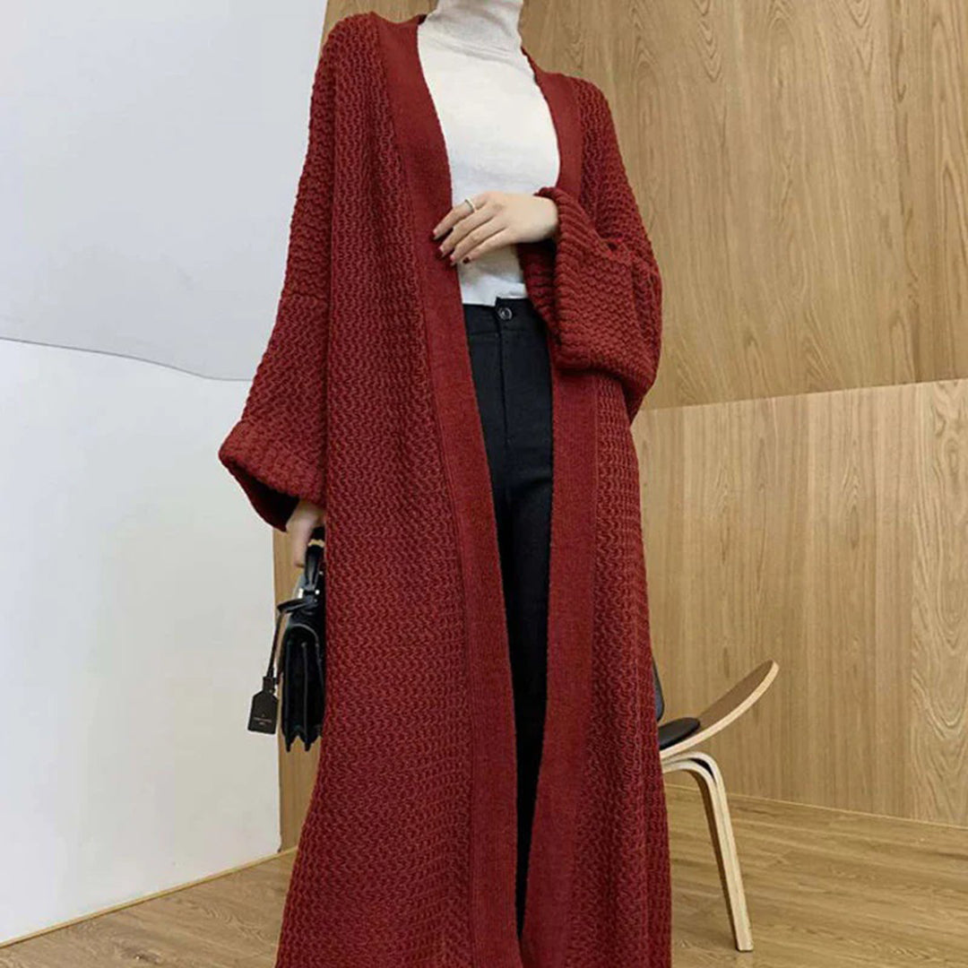 Harper Cardigan D’Hiver Ouvert Pour Femmes Maille Oversize Décontractée Pour Superposer Facilement Avec Style