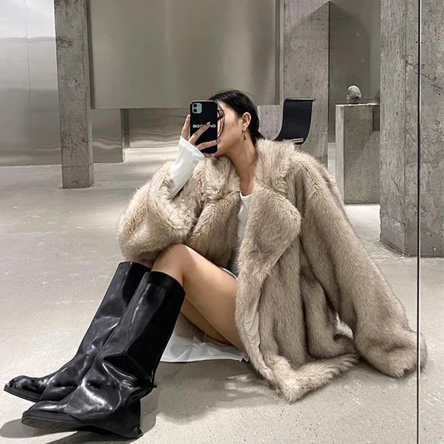 Edler Damen-Pelzmantel Keiira – zeitlos elegant