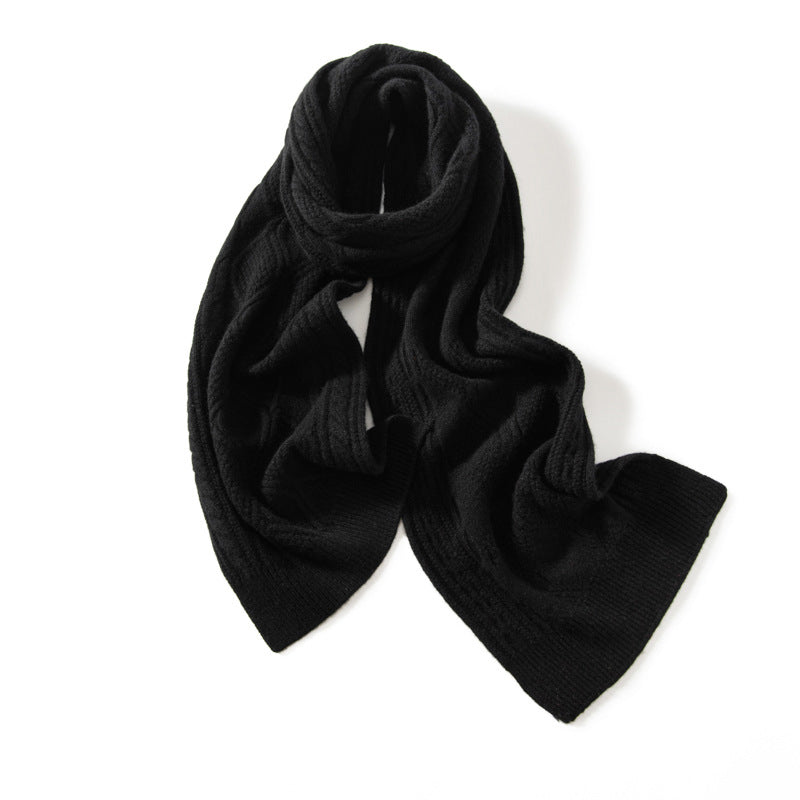 Écharpe En Cachemire Texturée Winter Grace Élégante Confortable Et Luxueuse Pour Hiver Style Intemporel