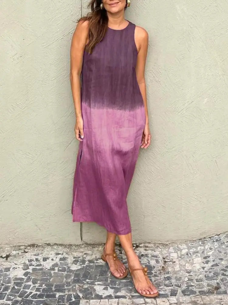 Baumwoll-Leinen Kleid Lucile®