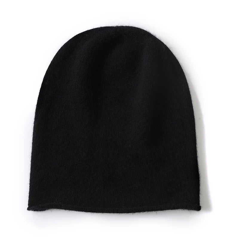 Bonnet Slouch Beanie Femme En Mélange Cachemire Minimaliste Pour Style Hivernal Doux Et Polyvalent
