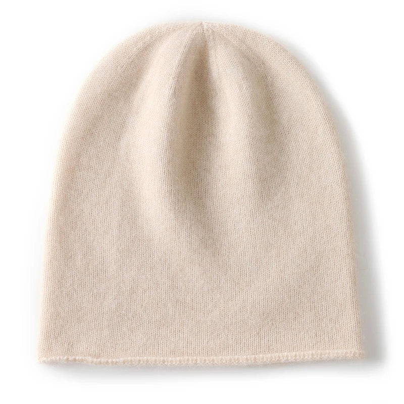 Bonnet Slouch Beanie Femme En Mélange Cachemire Minimaliste Pour Style Hivernal Doux Et Polyvalent