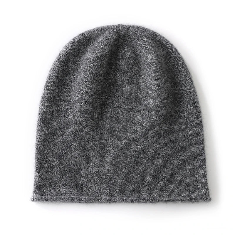 Bonnet Slouch Beanie Femme En Mélange Cachemire Minimaliste Pour Style Hivernal Doux Et Polyvalent