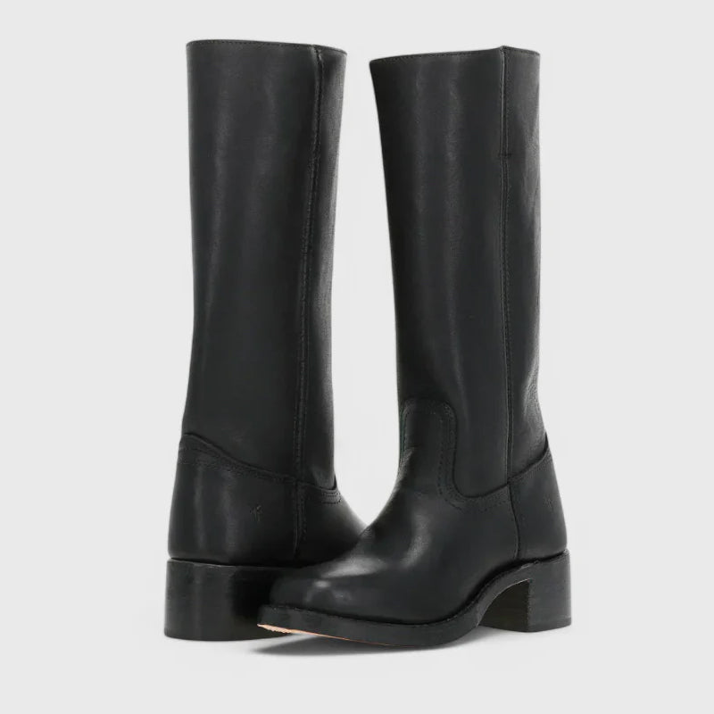Amawinc Bottes Western Hautes Pour Femmes Avec Bout Carré À Enfiler Confort Quotidien Denim Jupes Robes