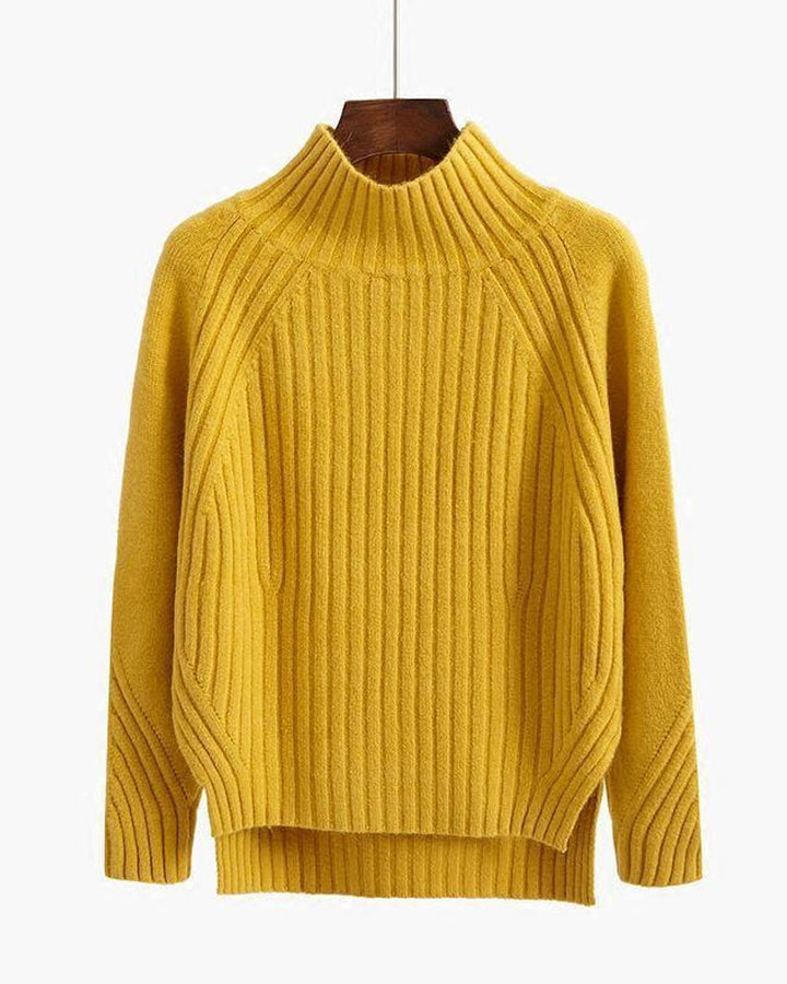 Caroline Pull En Maille Cotele Pour Femmes À Manches Longues Chaud Et Confortable Idéal Pour L Hiver
