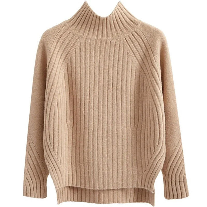 Caroline Pull En Maille Cotele Pour Femmes À Manches Longues Chaud Et Confortable Idéal Pour L Hiver