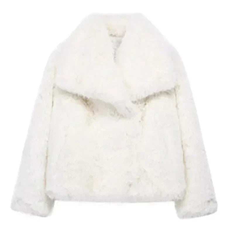 Veste Femme Décontractée En Fausse Fourrure Anna Élégance Confort Et Style Pour Tous Les Jours