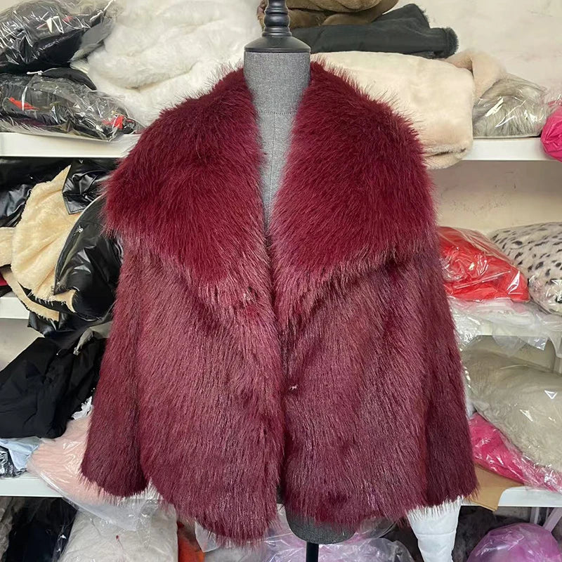 Veste Femme Décontractée En Fausse Fourrure Anna Élégance Confort Et Style Pour Tous Les Jours