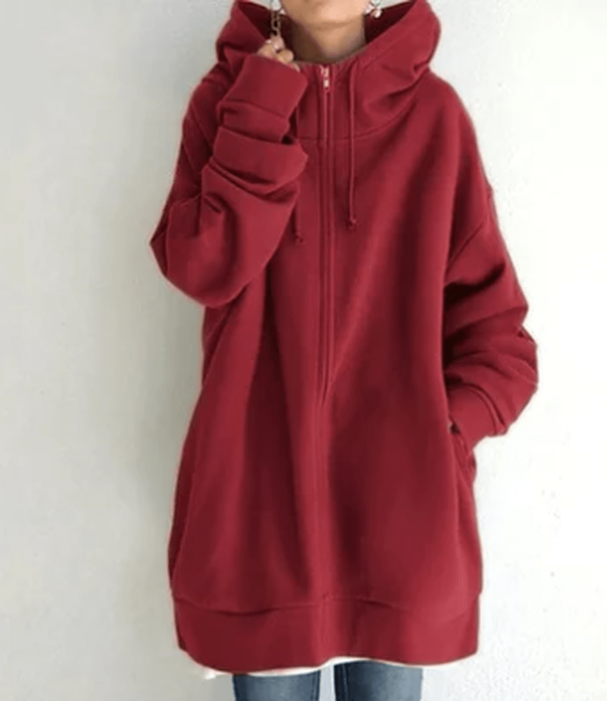 Karla Sweat À Capuche Zippé Pour Femme Confort Décontracté Minimaliste Idéal Pour L Hiver Et Le Quotidien