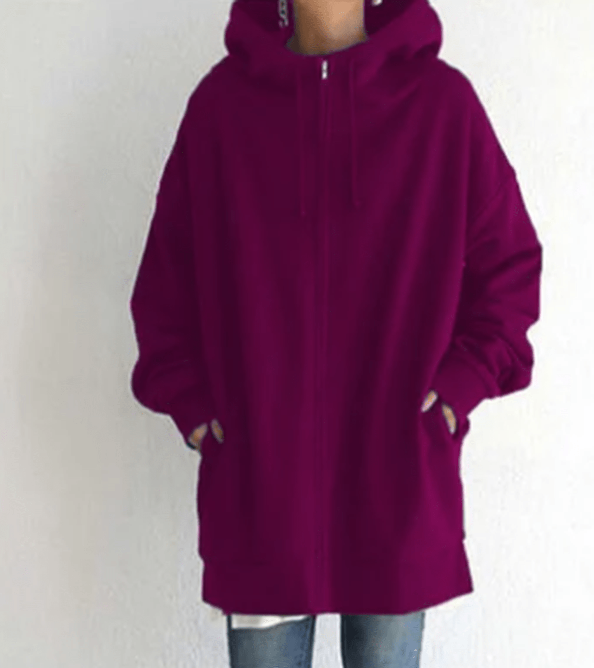 Karla Sweat À Capuche Zippé Pour Femme Confort Décontracté Minimaliste Idéal Pour L Hiver Et Le Quotidien