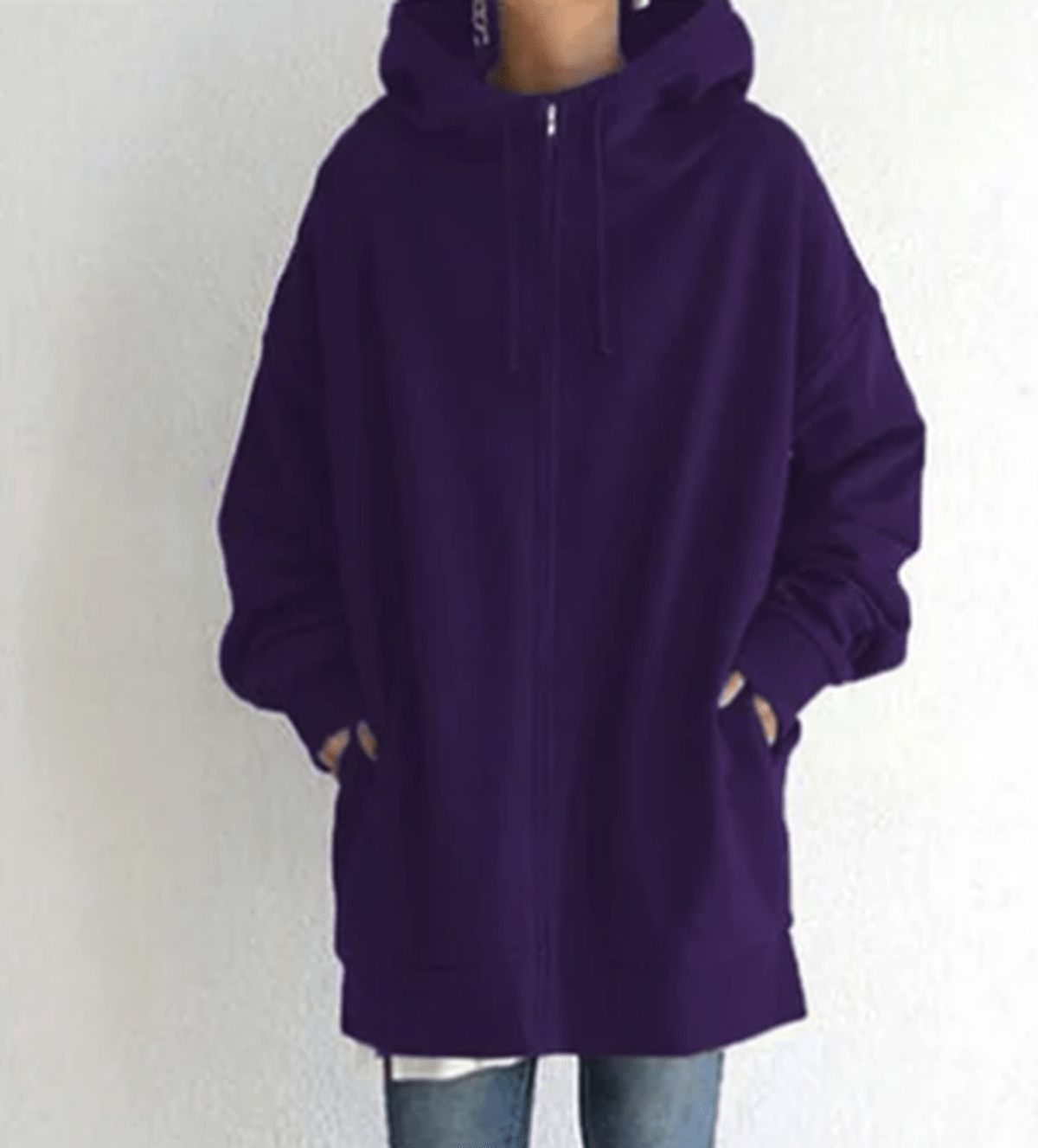 Karla Sweat À Capuche Zippé Pour Femme Confort Décontracté Minimaliste Idéal Pour L Hiver Et Le Quotidien