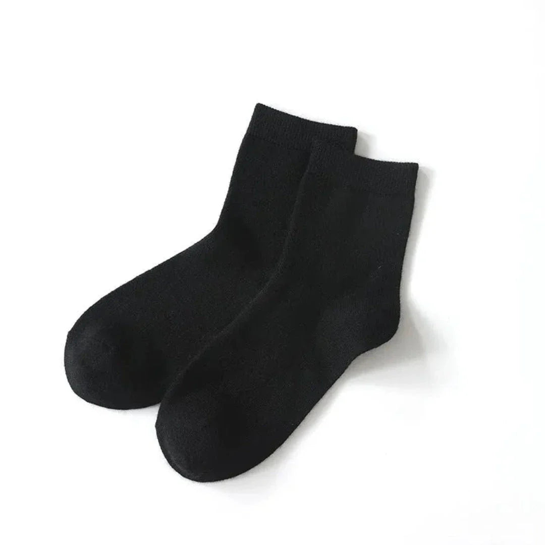 Chaussettes Mi Mollet En Laine Naturelle Pour Femmes Confortables Et Respirantes Toute La Journée
