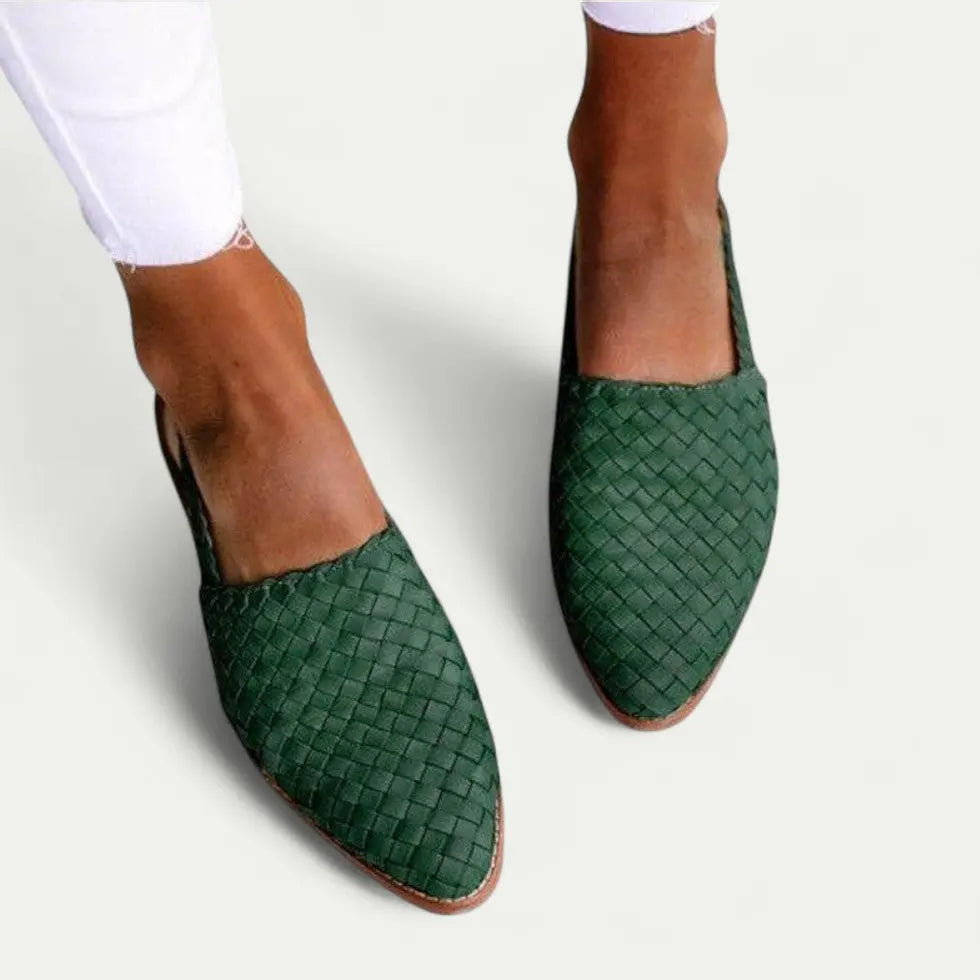 Ballerines À Bride Tissées Pour Femmes Confort Tout Au Long De La Journée Chic Et Élégantes
