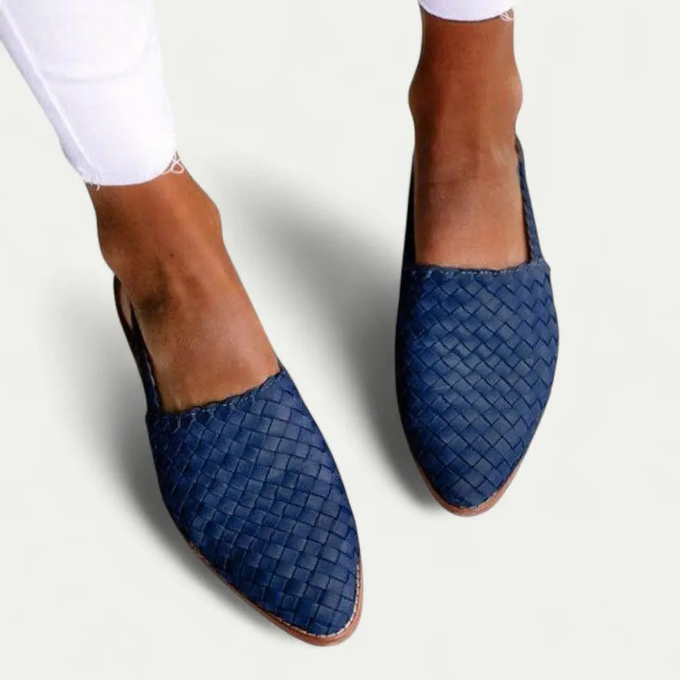 Ballerines À Bride Tissées Pour Femmes Confort Tout Au Long De La Journée Chic Et Élégantes
