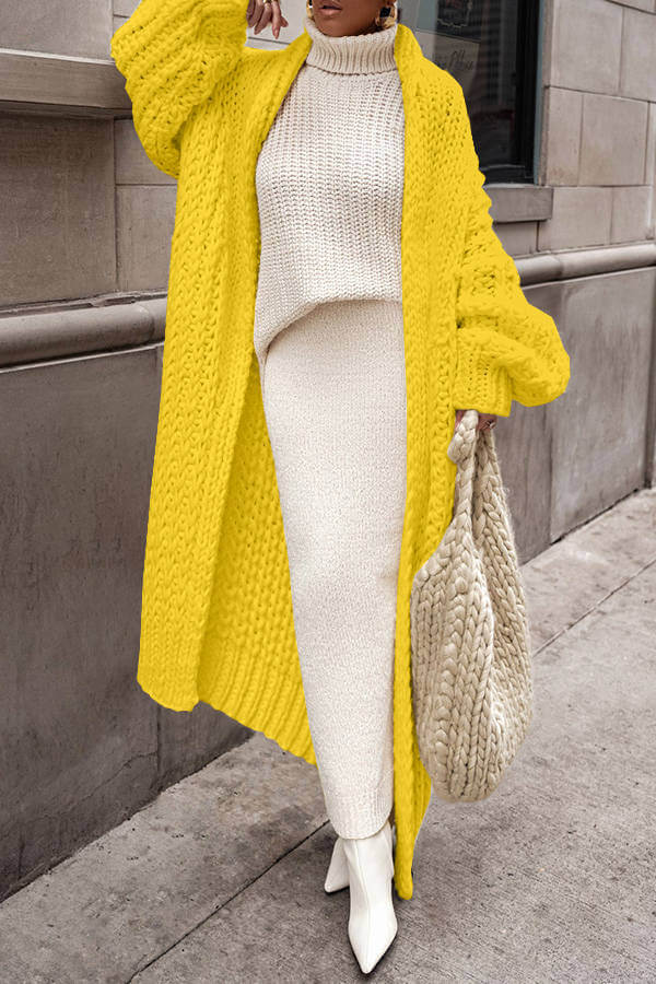 Amawinc Ruby Ensemble Tricot Hivernal Chic Pour Femmes Avec Cardigan Confort Et Élégance Quotidienne