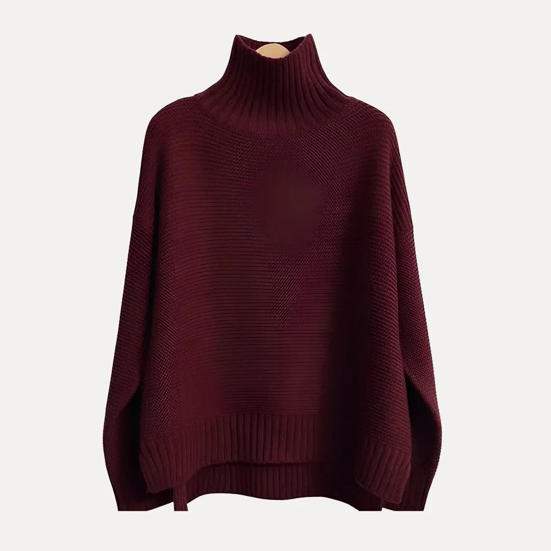 Pull Col Roulé En Laine Yasmin Pour Confort Chaud Et Décontracté En Automne Hiver