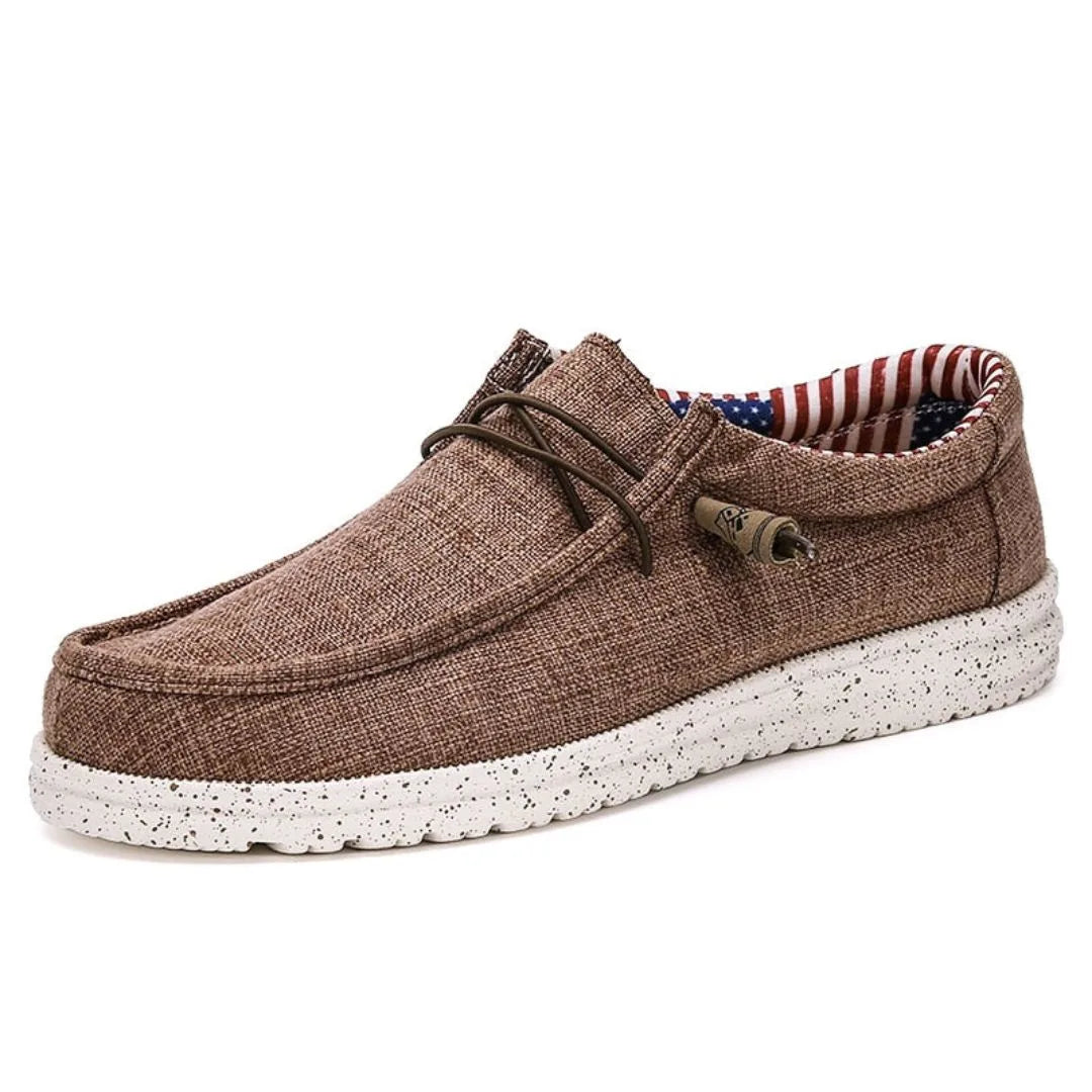 Mocassins Décontractés Zeke Ease Ultra Léger Denim Empeigne Respirante Semelle Intérieure Confortable Semelle Amortissante