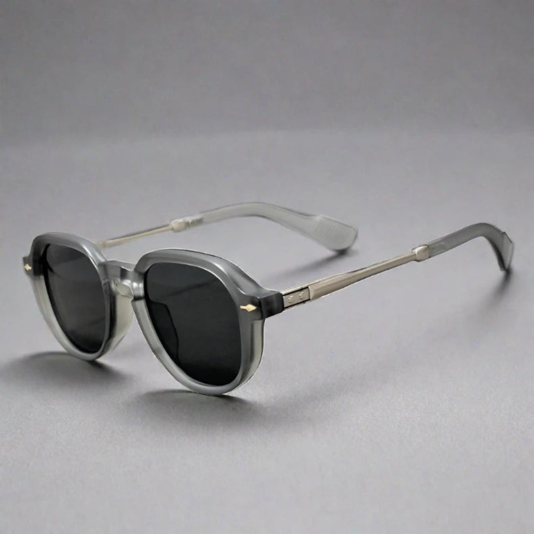 Zenith Edge Lunettes de Soleil Unisexe Cadre Métal Premium Protection UV400 Verres Haute Définition