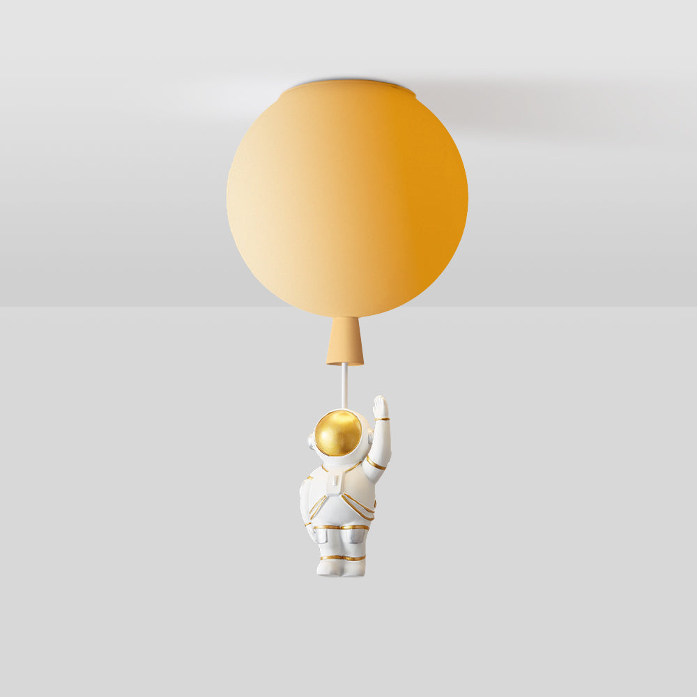 Moderne LED-Deckenleuchte Fateh Mond/Astronauten