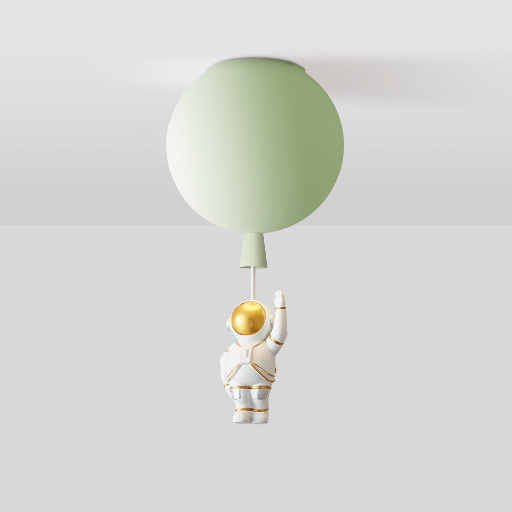 Moderne LED-Deckenleuchte Fateh Mond/Astronauten