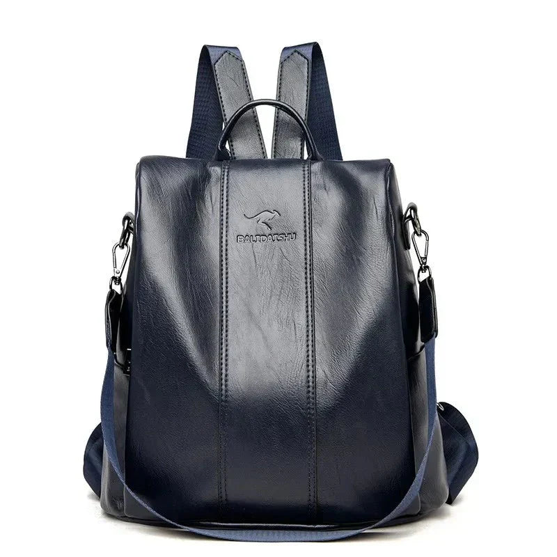 Amawinc Serenity Sac À Dos Convertible En Cuir Vegan Sac À Main Polyvalent Jour Et Nuit