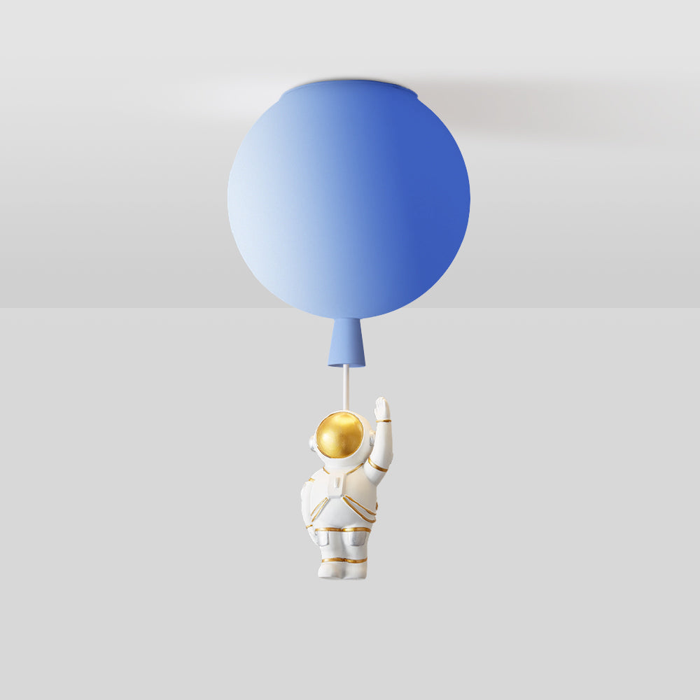 Moderne LED-Deckenleuchte Fateh Mond/Astronauten