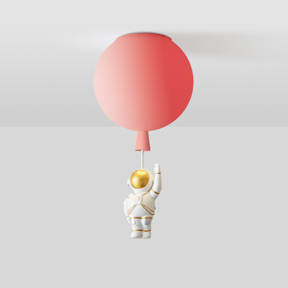 Moderne LED-Deckenleuchte Fateh Mond/Astronauten