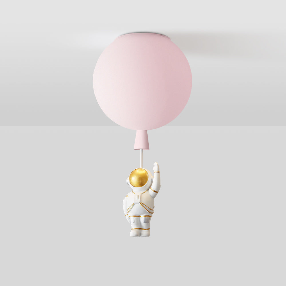 Moderne LED-Deckenleuchte Fateh Mond/Astronauten
