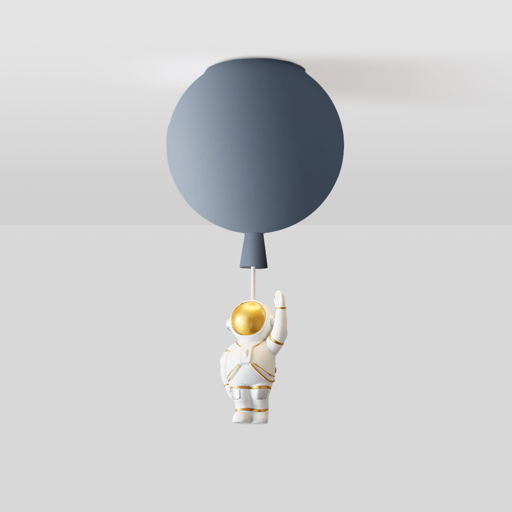 Moderne LED-Deckenleuchte Fateh Mond/Astronauten