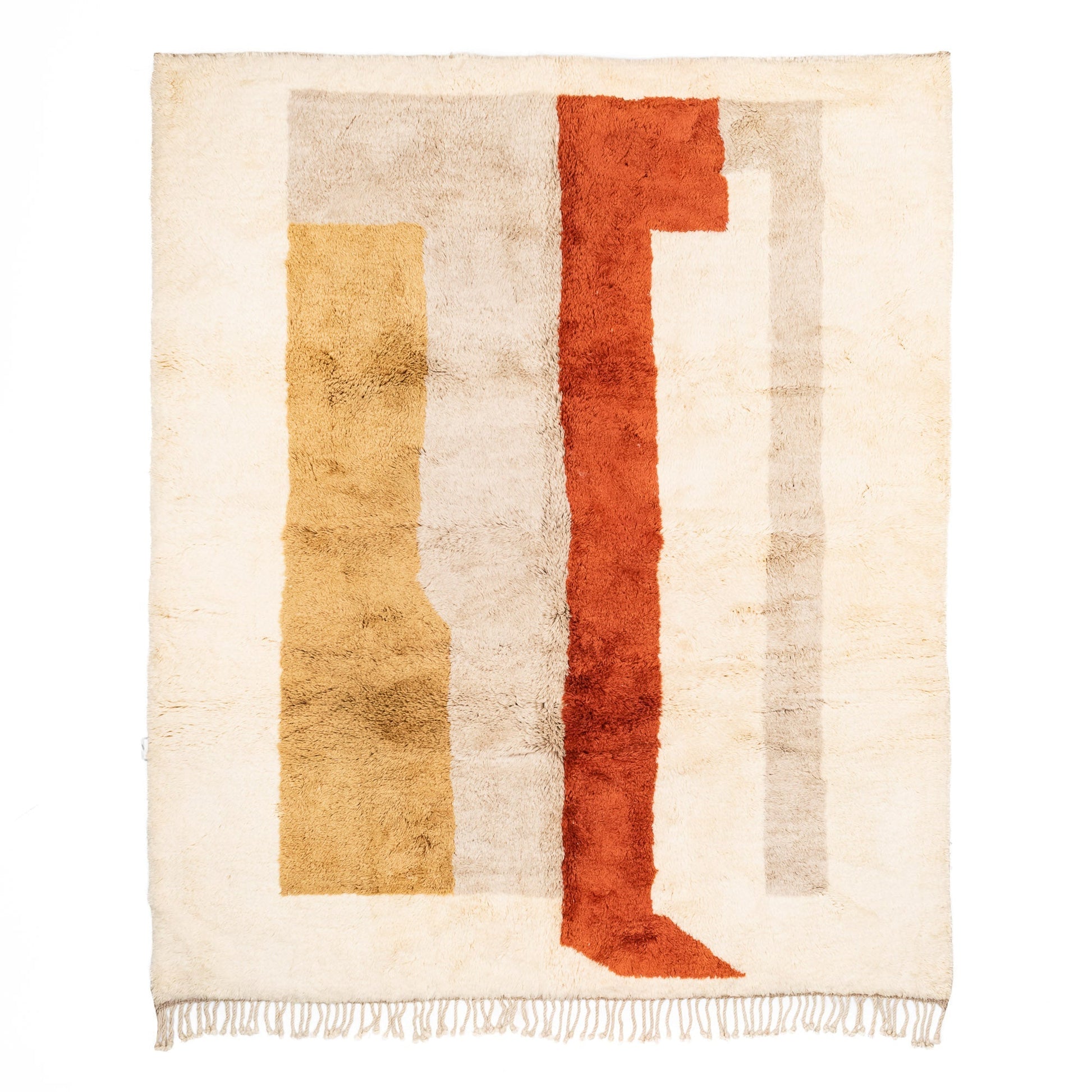 Aban - Luxury Shag Moroccan Rug - Amawinc