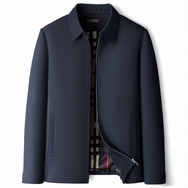 Adolfo Conti Veste Windbreaker Classique Déperlante Léger Fermeture Éclair Incontournable Printemps Moderne