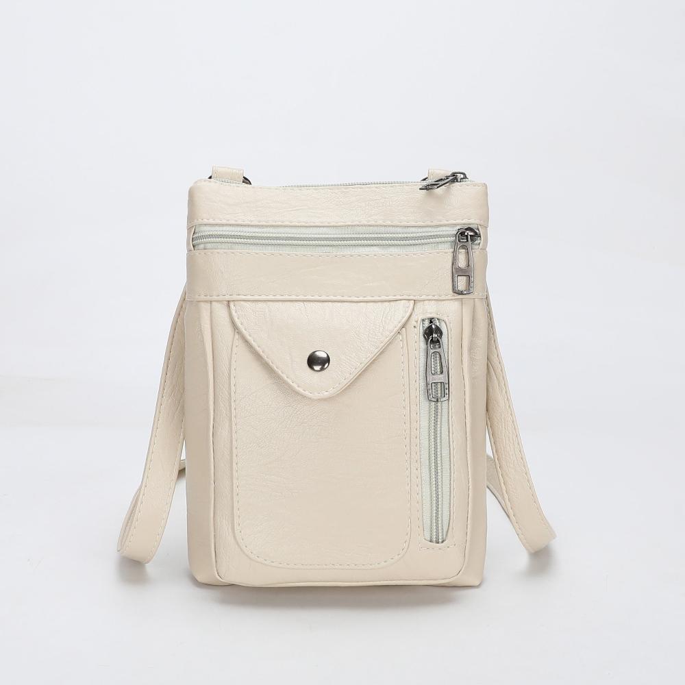 Sac Bandoulière Rebecca Amawinc En Cuir Végane Avec Bretelle Ajustable Et Plusieurs Poches Pour Usage Quotidien