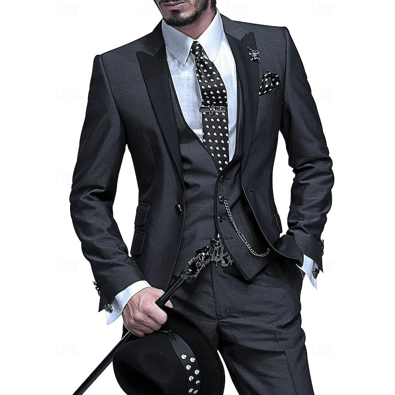 Oliver Costume Trois Pièces En Lin Pour Homme Blazer Gilet Pantalon Bordeaux Idéal Mariages Affaires