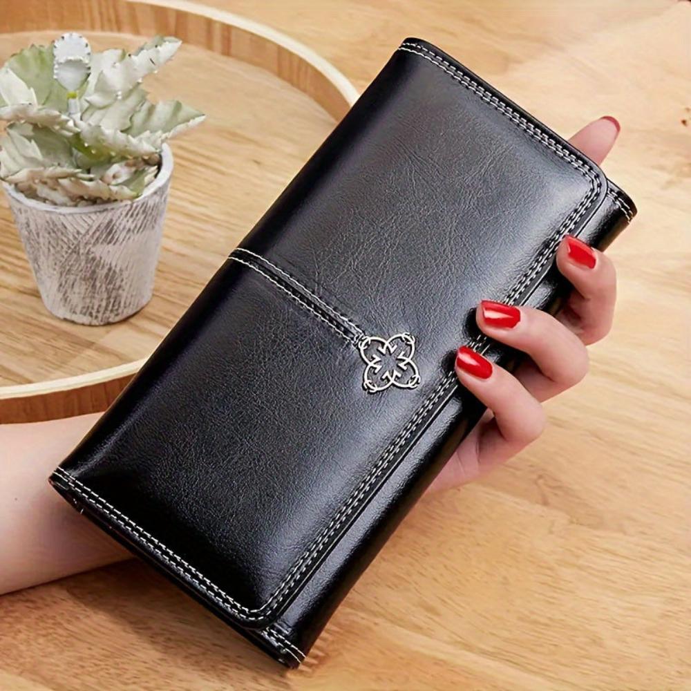 Amawinc Sandra Portefeuille Bifold En Cuir Végan De Luxe Compact Pour Organisation Quotidienne Et Sécurisée
