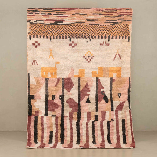 Alia - vintage boujad rug - Amawinc