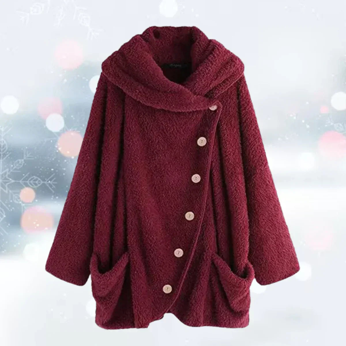 Alessandra:  Trendige Plüschjacke
