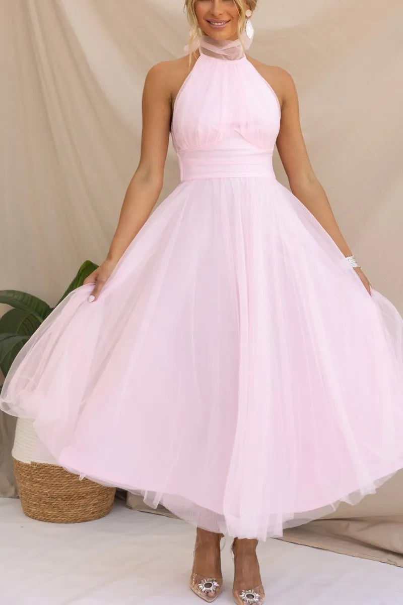 Ovidia: Ärmelloses Kleid für Partys