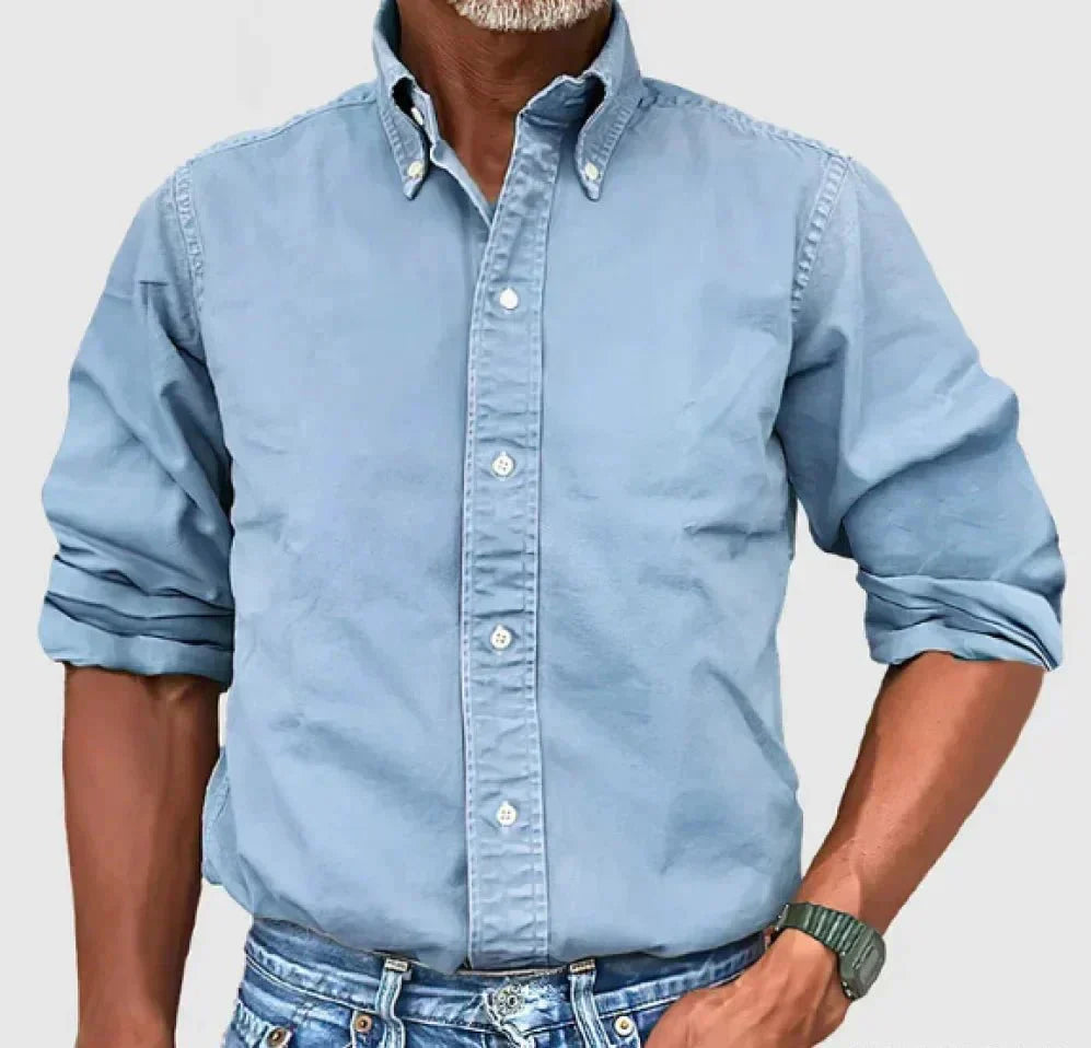 Chemise Homme Kaki Décontractée À Boutons Chase Par Amawinc Confort Quotidien Style Polyvalent Look Soigné